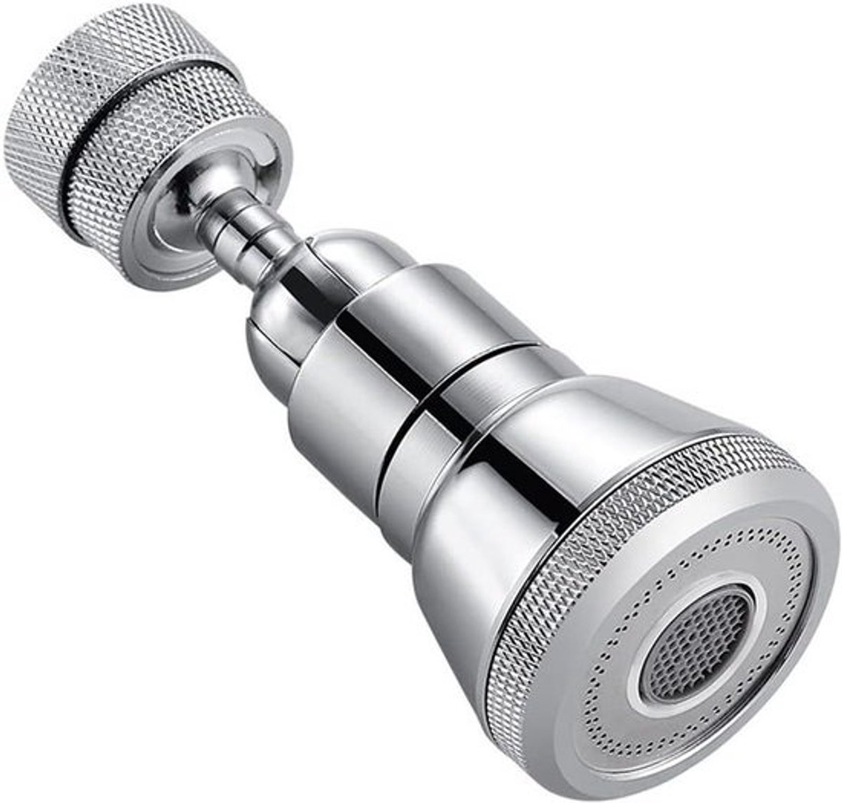 Rotating Faucet Aerator - keuken kraan aerator - 720° rotatable - met 4-layer filter - voorkomt spatten - voor fixtures (23 mm thread extension)