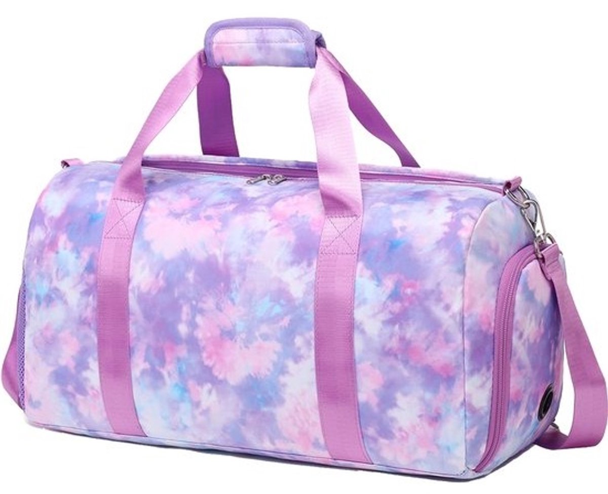 Sporttas Meisjes - Danstas Gymtas - Weekend Reizen - Apart Schoenenvak - 45.5 x 24.5 x 20.5 cm
