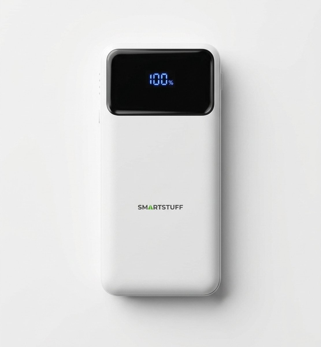 Smartstuff® Powerbank 20.000mAH - USB C, USB A en Micro USB - 22.5W snelladen - Reis powerbank - Compact - Noodpakket