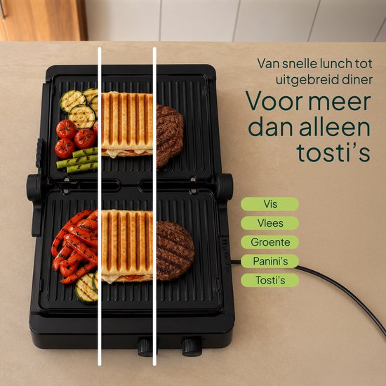 Tosti-ijzer Timer+ Zwart — afbeelding 4