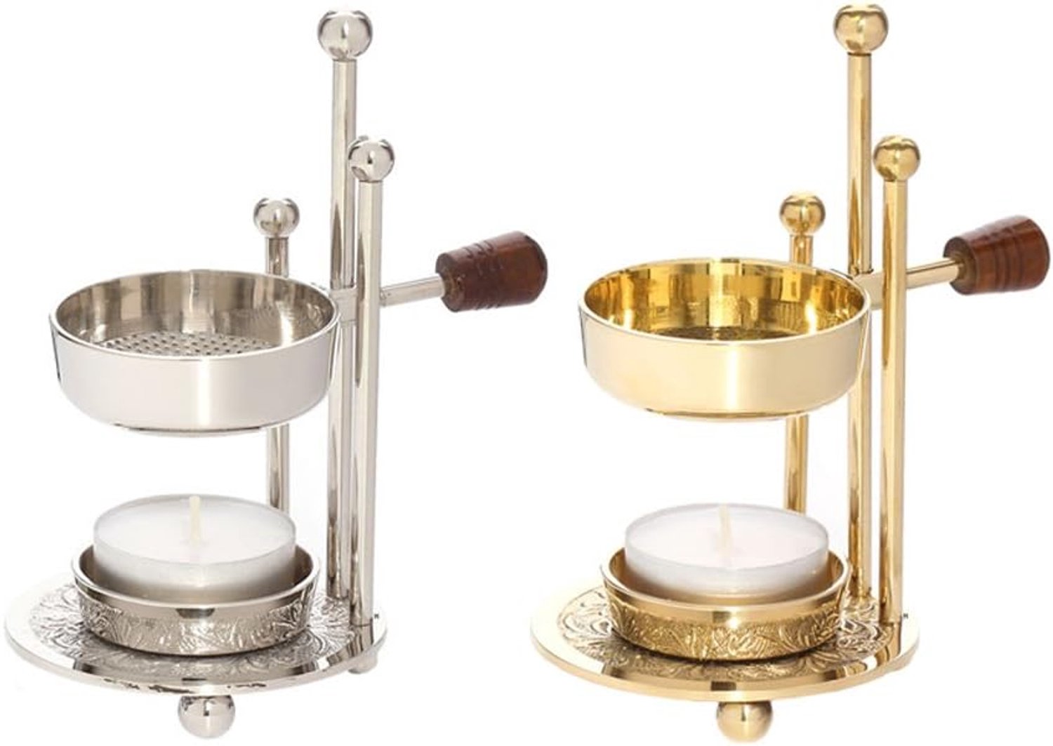 Set van 2 Messing Rookware Houders - Verstelbaar & Handgemaakt