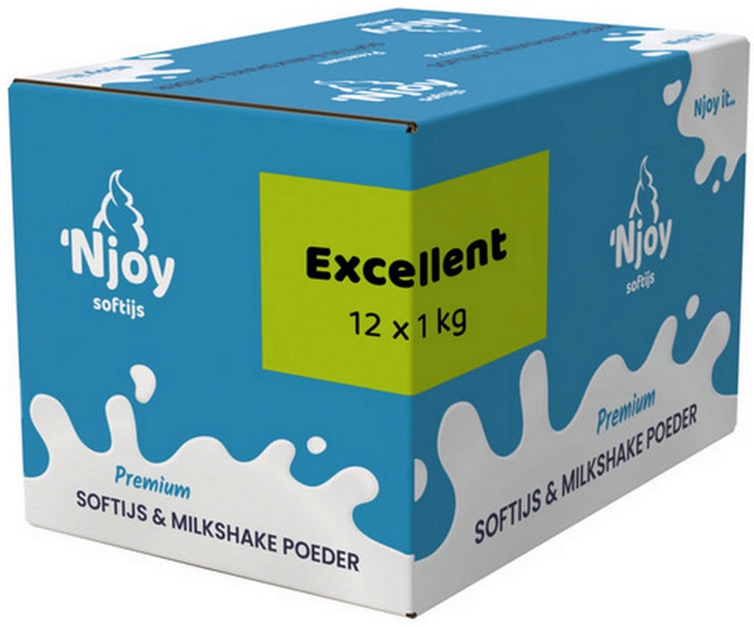 Njoy | Excellent Slagroomsmaak Mix | 18 x 1 kg