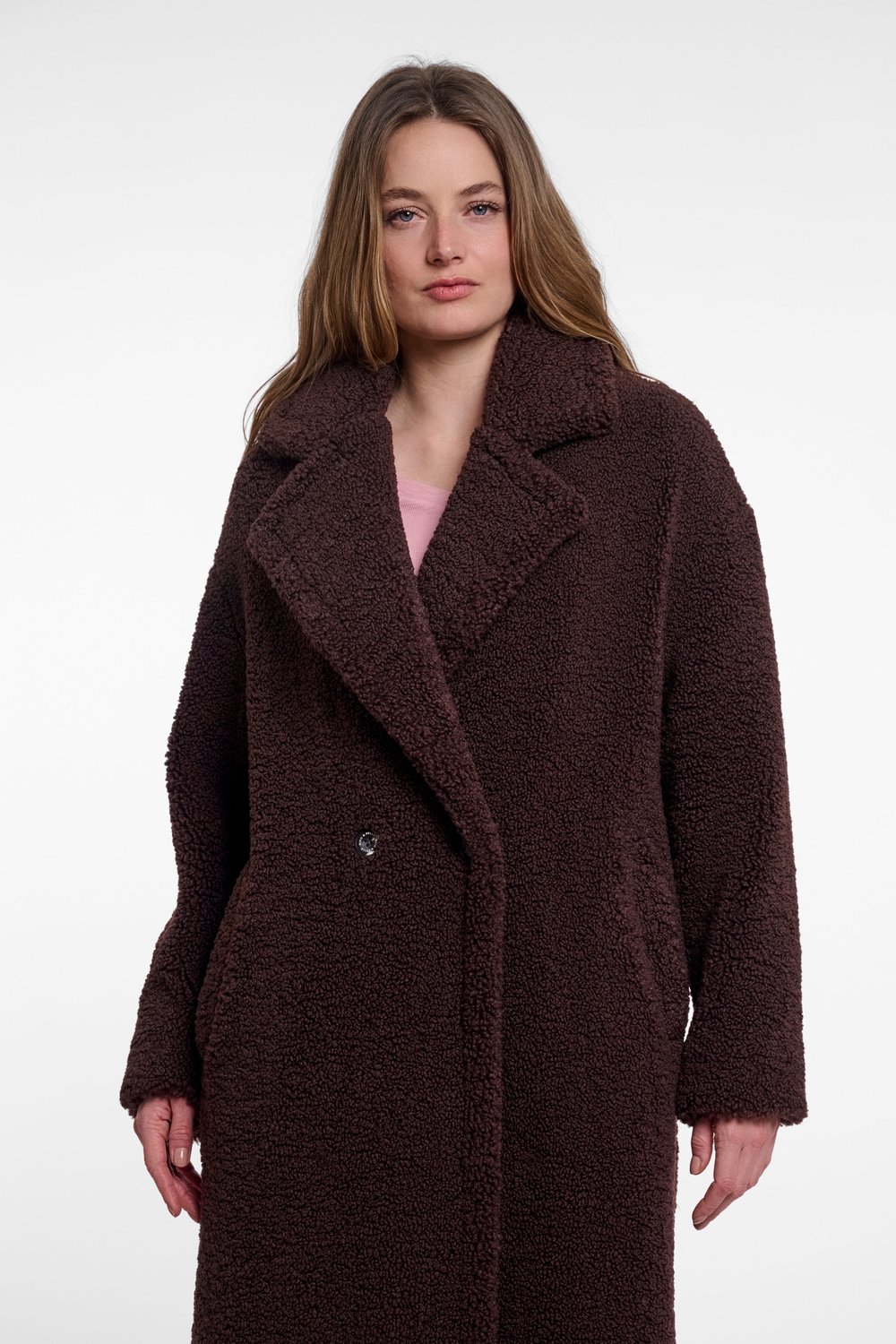 Rino & Pelle Jassen Elicia coat Coffee Roast