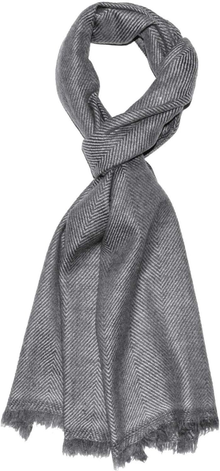Lorenzo Cana Kasjmier Sjaal 100% Cashmere Heren Sjaal Natuurlijke Vezel