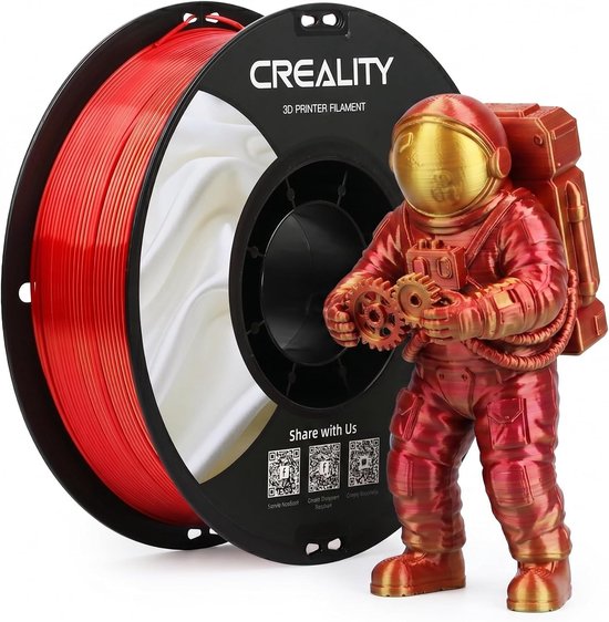 Shiny Metallic 3D Printer Filament 1.75 mm, 1 kg Spoel, Tangle-Free en Bubble-Free, Hoogglans en Nauwkeurigheid +/- 0.02 mm, Geschikt voor FDM Printers (Blauw) — afbeelding 4