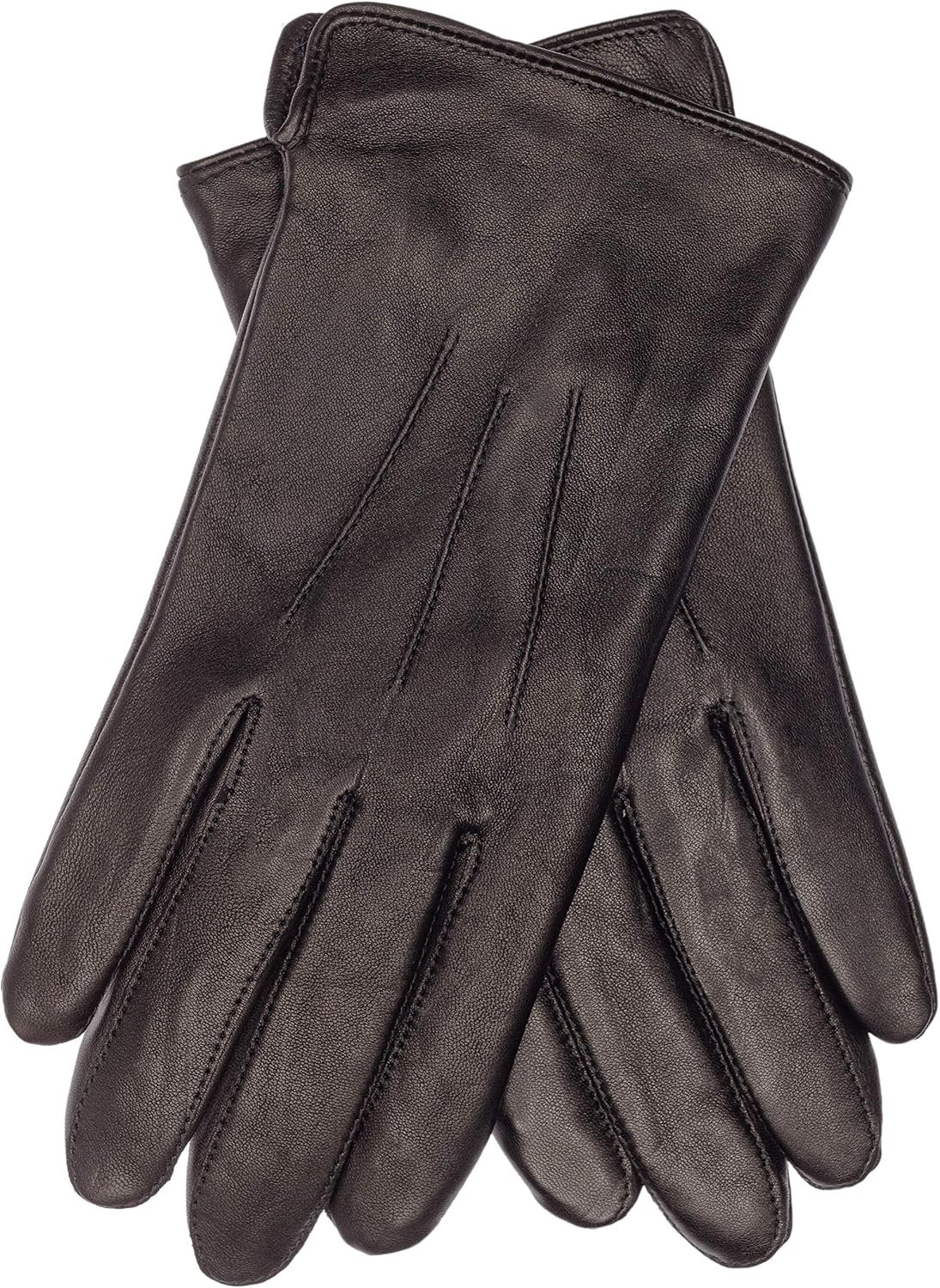 Luxe Leren Handschoenen met Fleece Voering & Touchscreen Functie