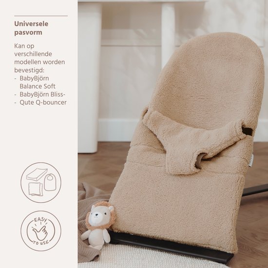 Meyco Baby Teddy Wipstoelhoes - Sand — afbeelding 3