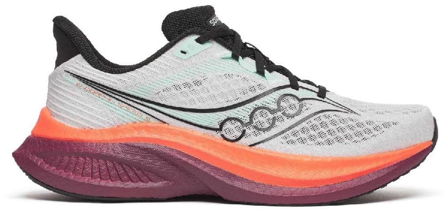 Saucony Endorphin Speed 5 Hardloopschoenen Heren /Crimson 44.5 Wit