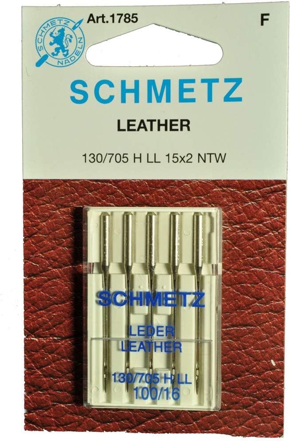 Schmetz Leren Naaimachine Naalden 5 Stuks - Maat 16/100