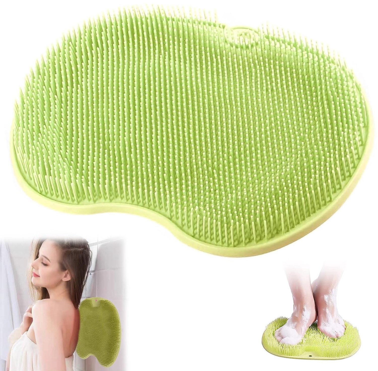 Antislip Silicone Douche Massager voor Voeten