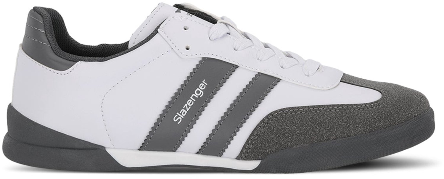 Slazenger Dakota Heren Sneakers - Wit / Antraciet