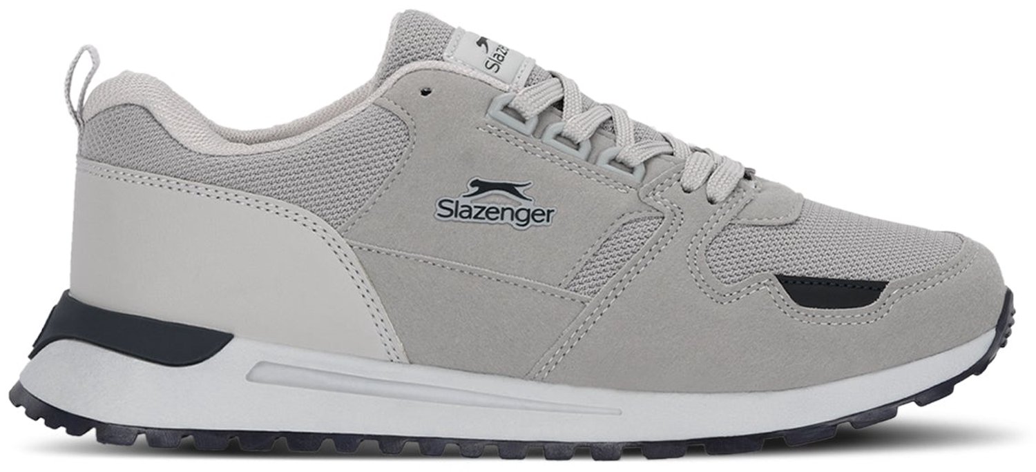 Slazenger Preston Heren Sneakers - Grijs / Marineblauw