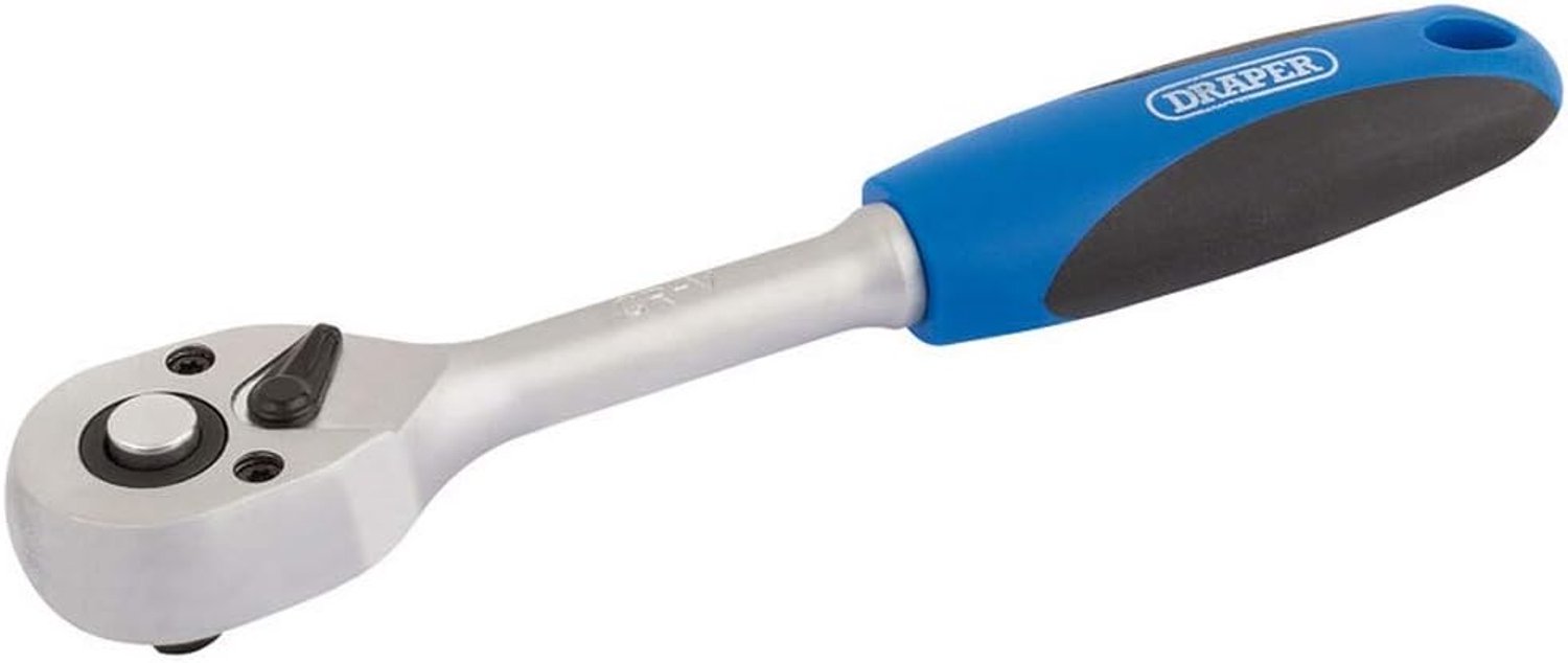 Draper 16427 Ratel met 72 Tanden en Soft Grip