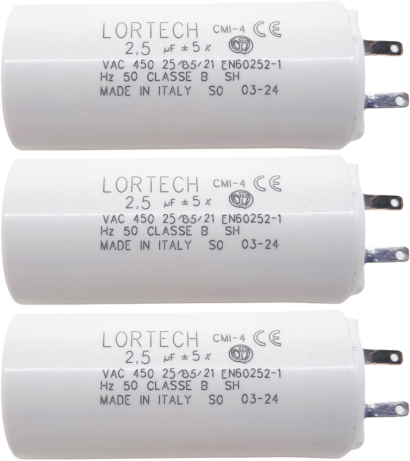 Capacitors 2.5μF voor Rolpoorten van Diverse Merken - 3 Stuks