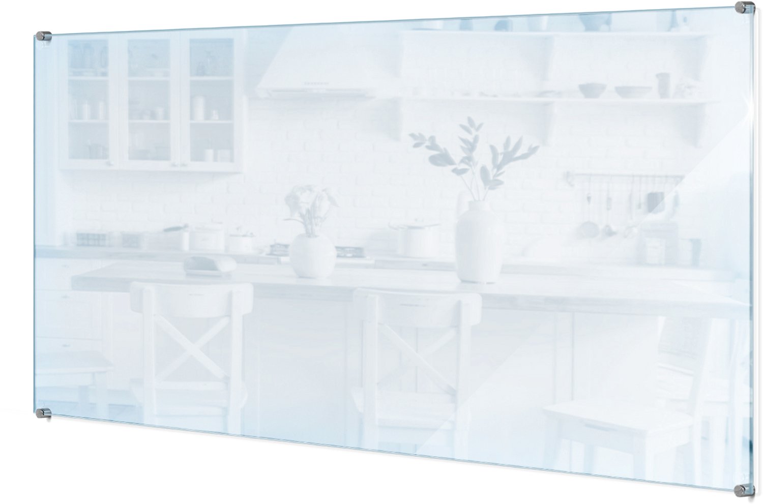 Wallmuralia Achterwand Keuken - Transparante Spatscherm Keuken Glas - 120 x 60 cm - Glazen Achterwand Keuken - Kookplaat Achterwand - Glazen Keuken Achterwand
