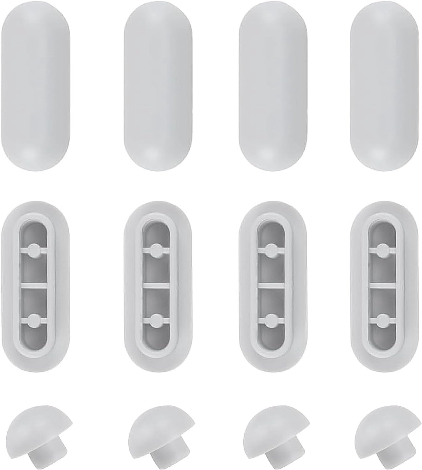 12x Toiletbril Buffers - Stootkussens voor Toiletdeksel