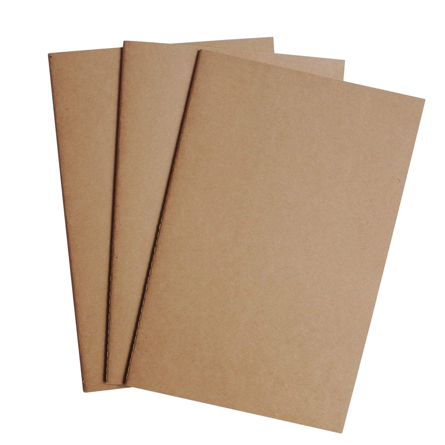Grote Refill voor Reizigersnotitieboek met 3 Boekjes
