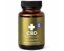 CBD Capsules 60 Stuks - 100% Full Spectrum Hennepextract - Onafhankelijk Getest - CBD Supplementen - 25mg CBD per Capsule