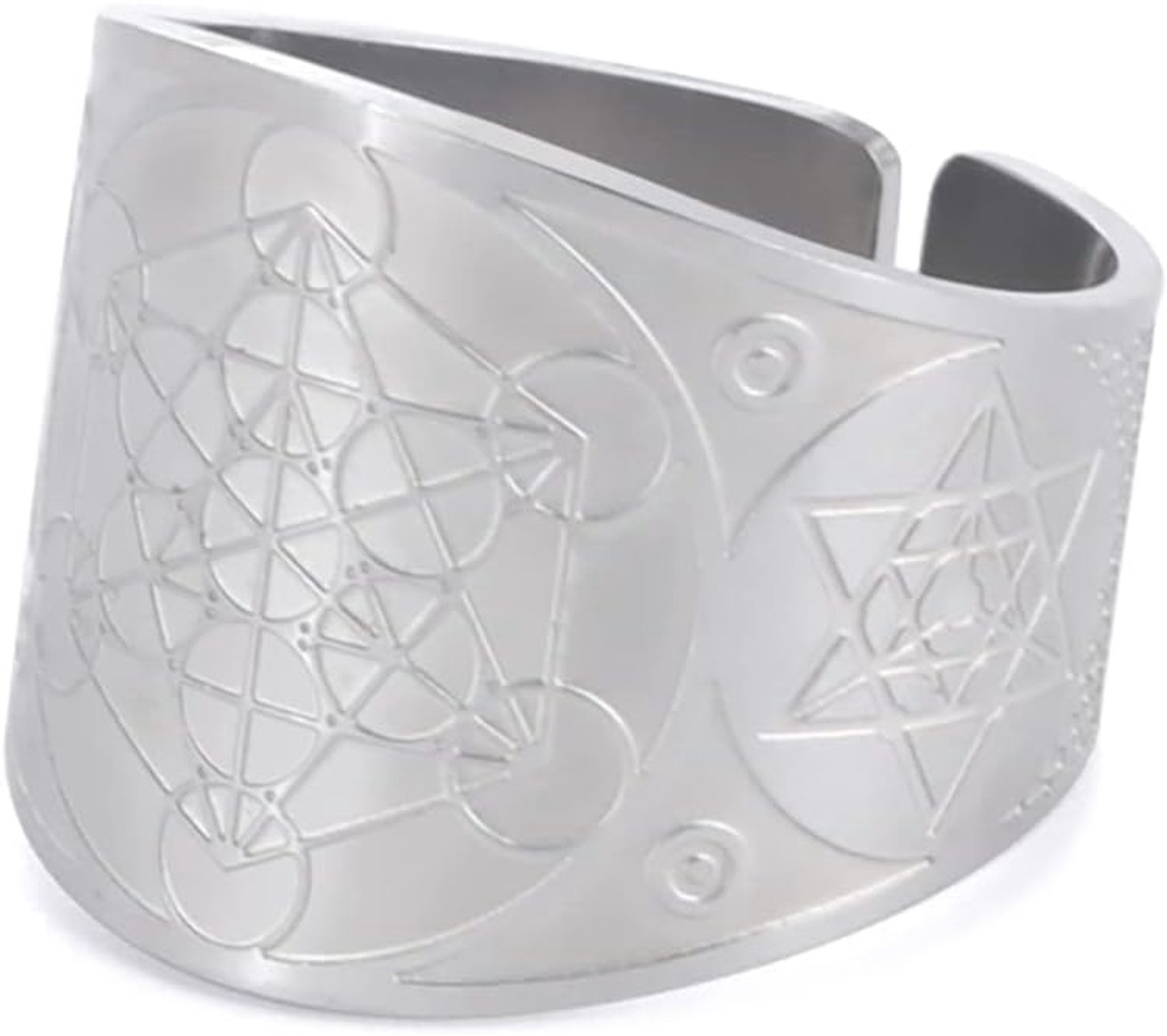 Metatron Cube Ring - 10 - RVS - Beschermend amulet voor mannen en vrouwen - Homevero