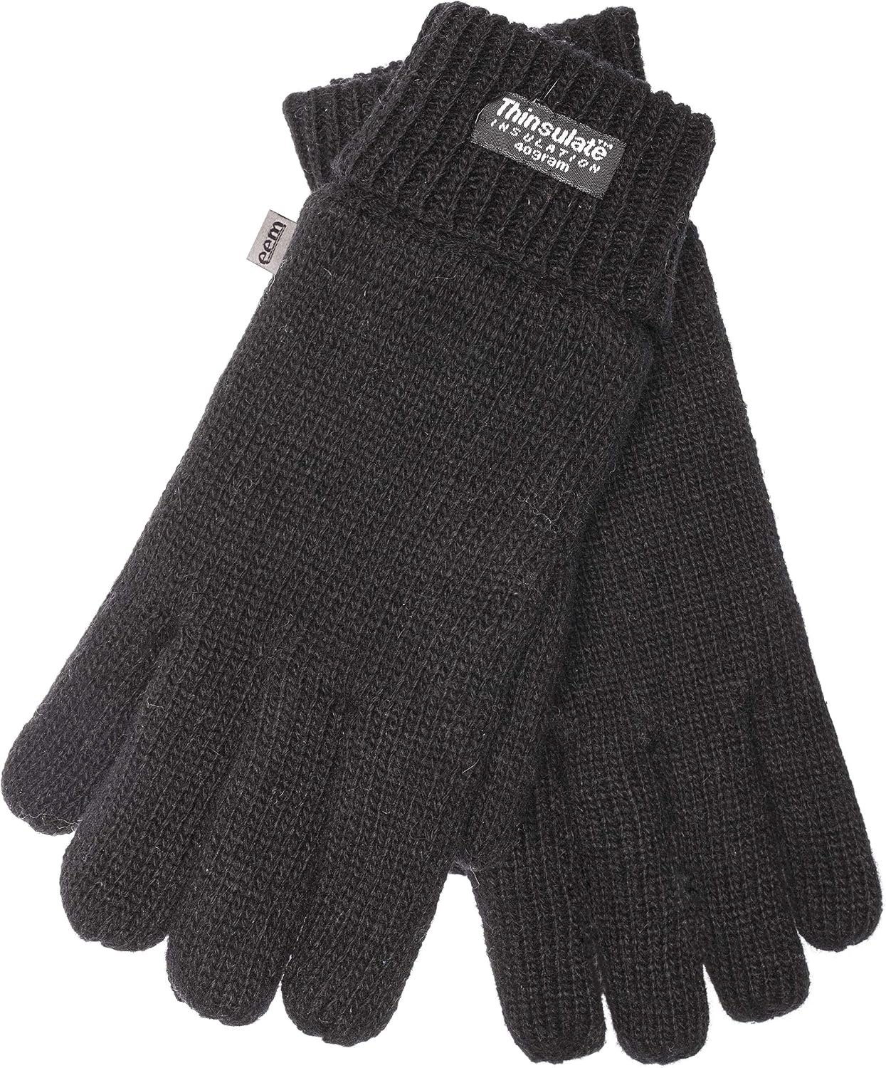 Warme Heren Gebreide Handschoenen - Wol & Thinsulate Voering