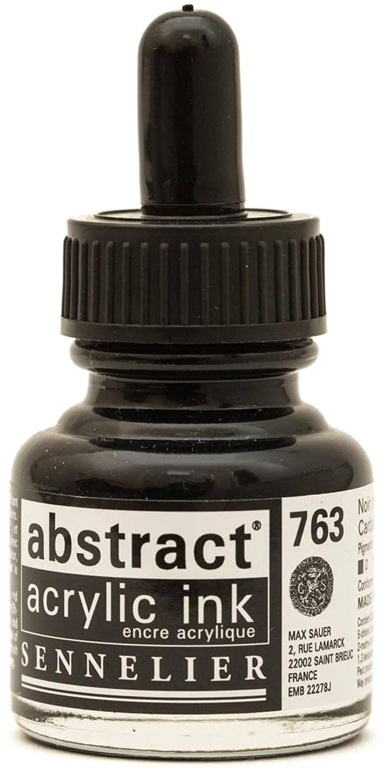Acrylaatverf Zwart - 30 ml voor Creatieve Projecten