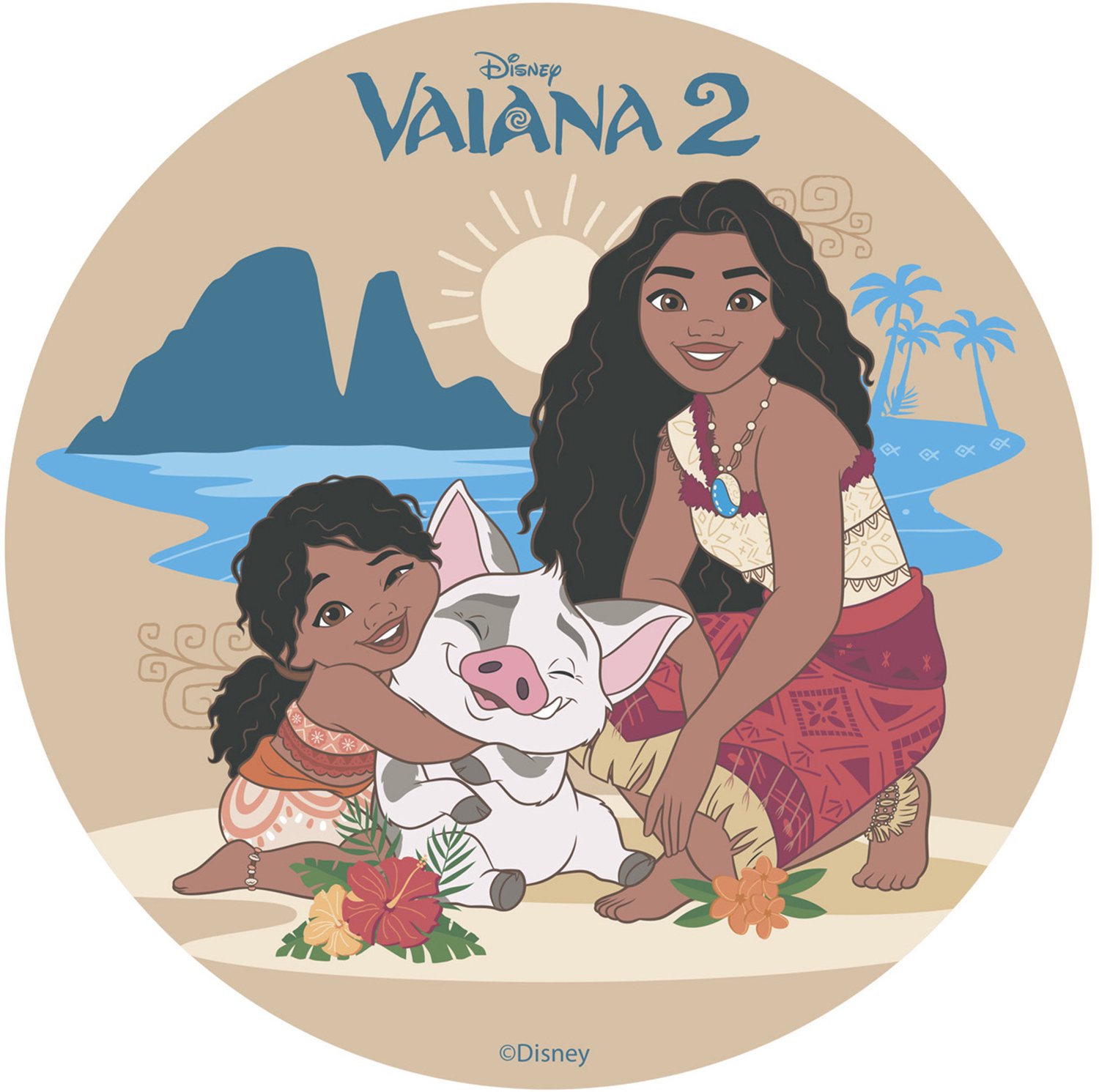 DEKORA - Ouwel schijf Vaiana 2 20 cm