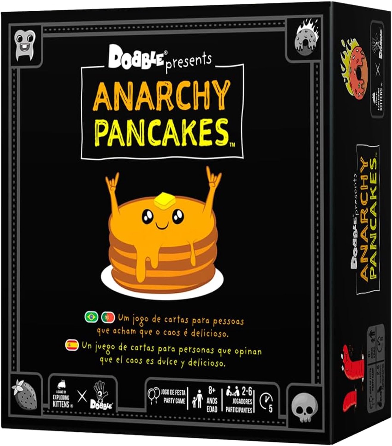 Anarchie Pannenkoek Kaartspel: Snel & Leuk voor 2-8 Spelers