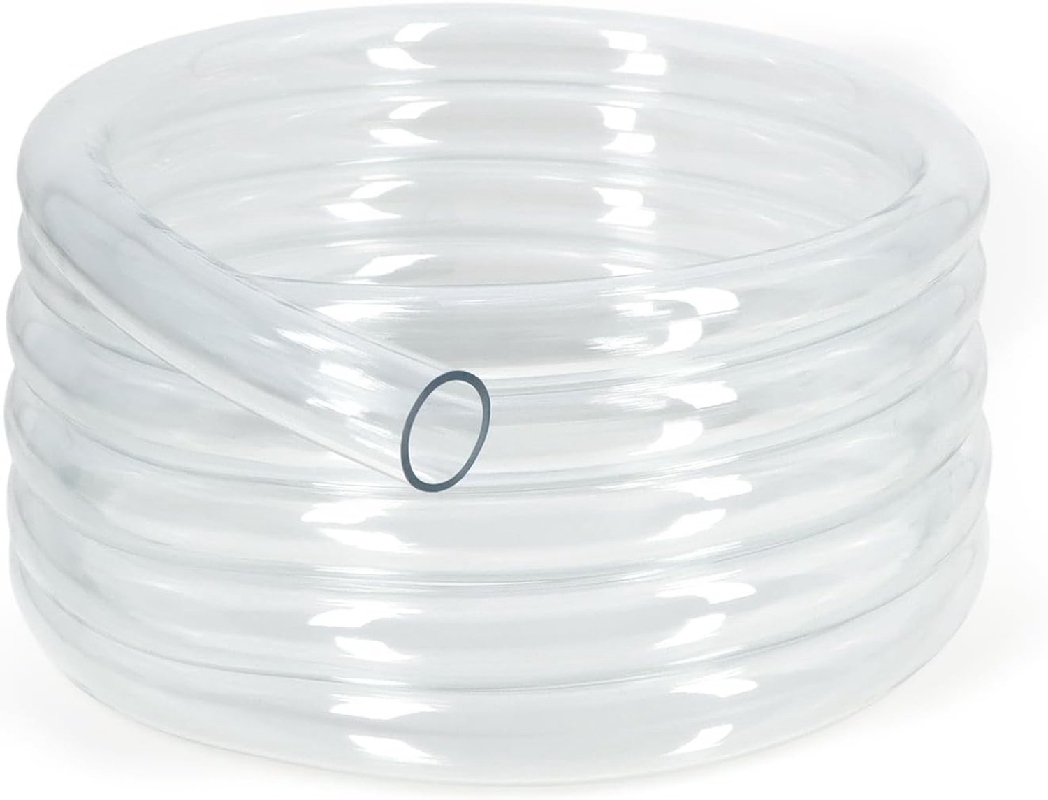 Flexibele PVC Slang 14 x 16mm, Transparante Plastic Slang 5 Meter, Dunwandige Slang voor Lage Druktoepassingen, Tuin, Watertransport, Klusprojecten