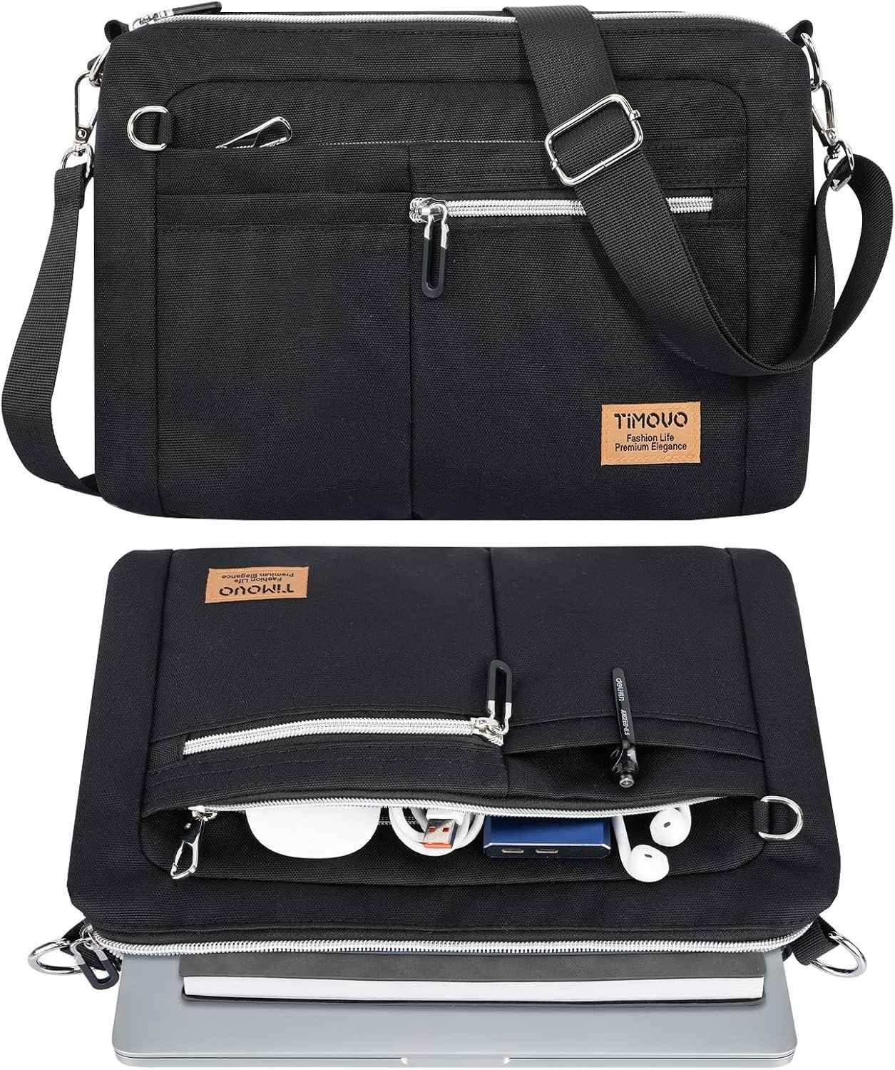 Anti-Diefstal Tablet Hoes met Schouderband voor iPad, Zwart, Geschikt voor 13 Inch Tablets, Bescherming en Draaggemak