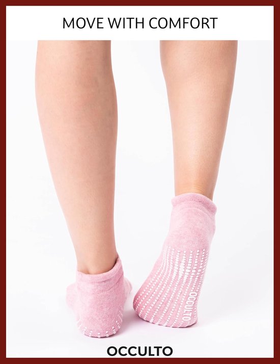 Antislip Yoga Sokken met Nopjes - Unisex - 2 Paar — afbeelding 5