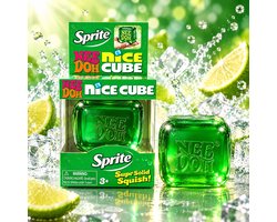 NeeDoh® Nice Cube Frisdrank – Squishy – Fidget Speelgoed – Anti-Stress Knijp Speeltje – Groen
