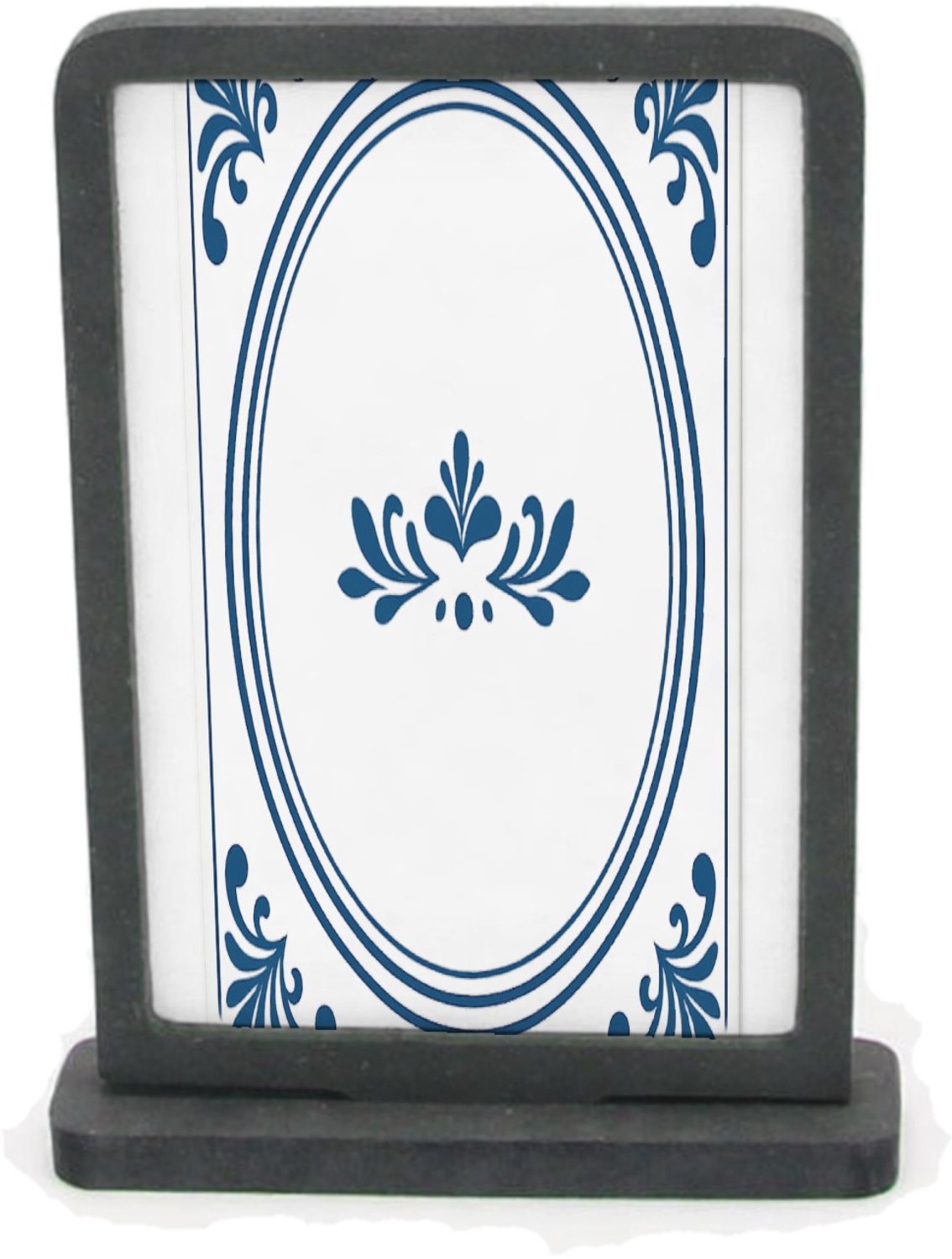 Mr Cadeautjes Houten fotolijst rechthoek met MDF inleg - design Een klassieke, symmetrische quote-tegel met een andere nucht | cadeau Wit