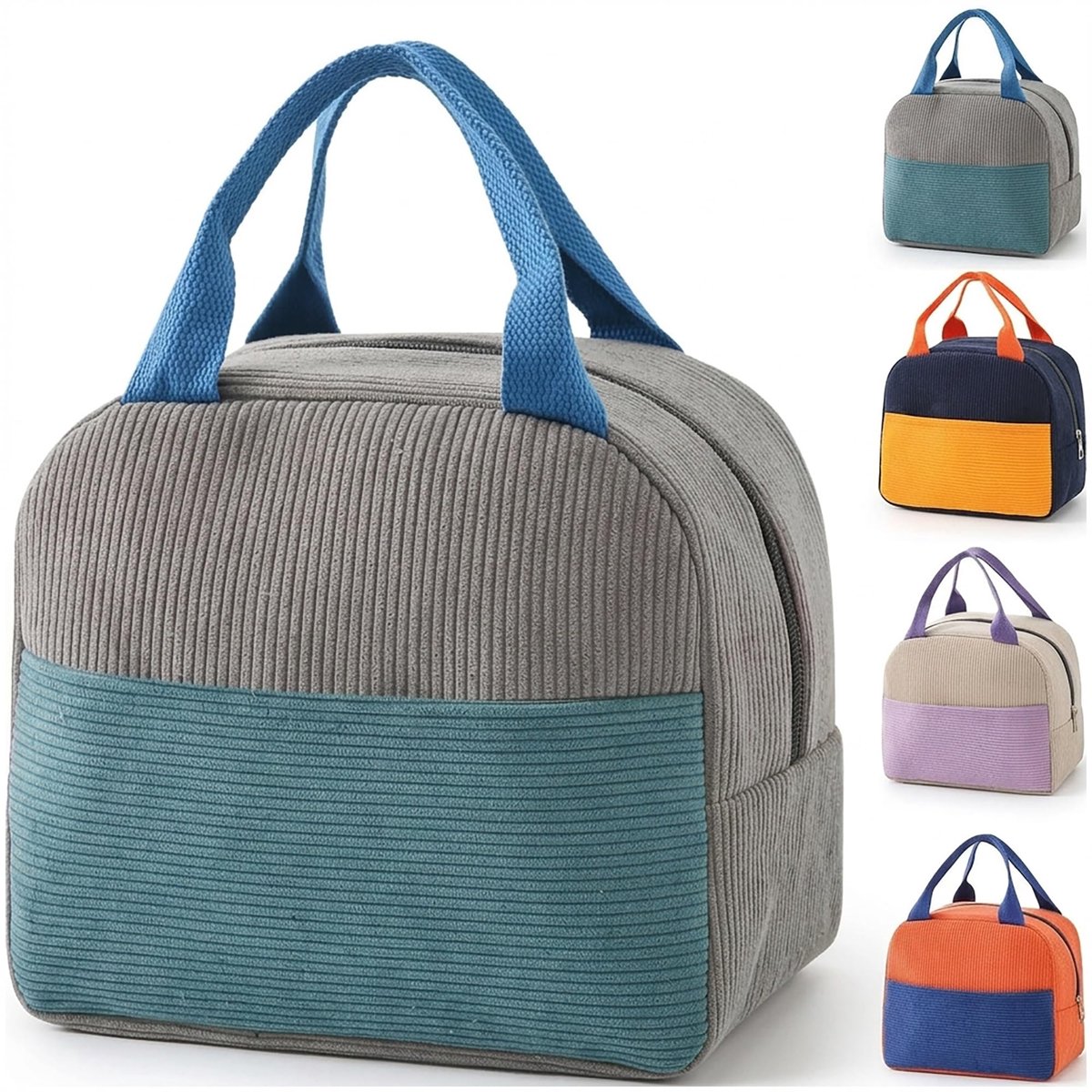 Arae Lunchtas voor dames en heren - herbruikbare lekvrije koeltas, lichtgewicht thermische lunchbox voor kantoor - ShopVlot