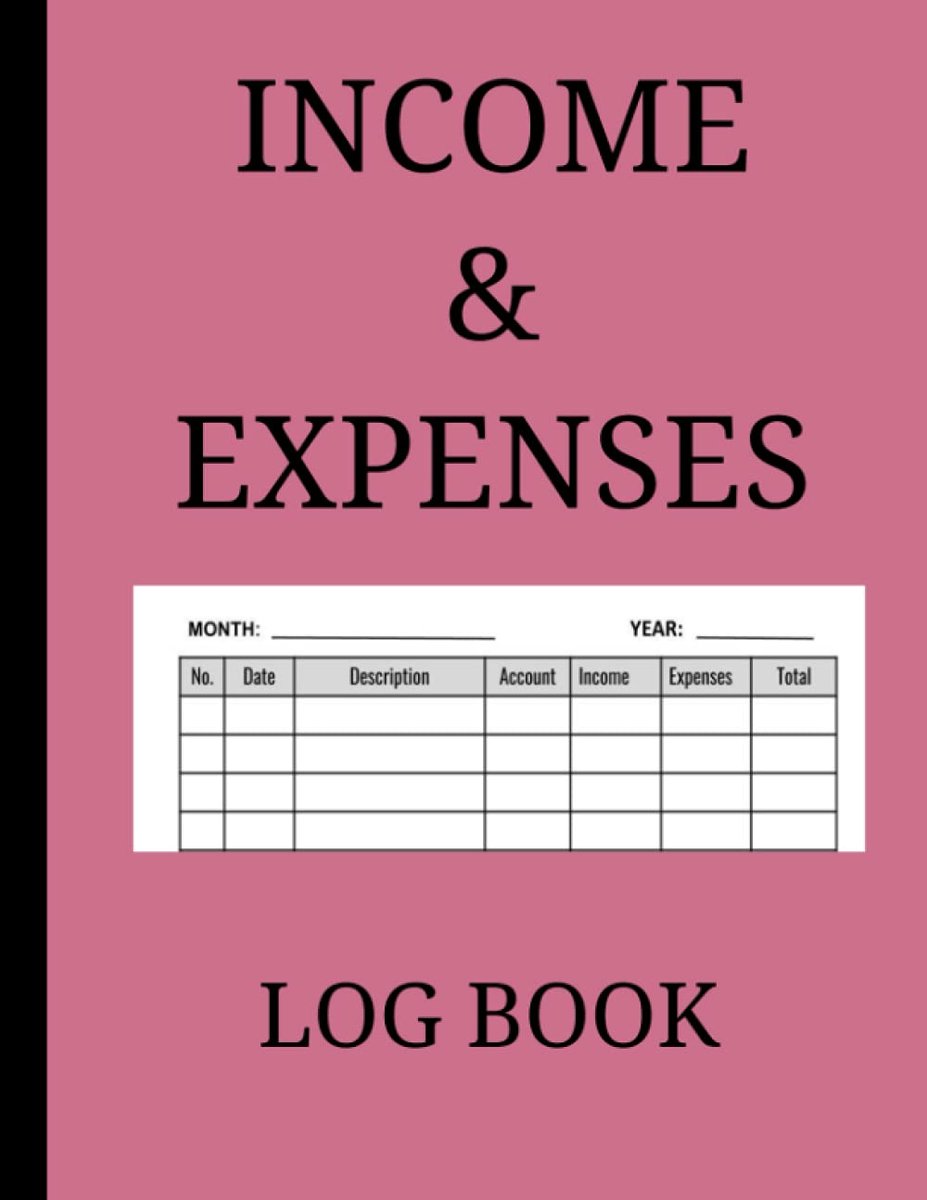 Monthly Income and Expense Log Book for Small Business: Simple Income Expense Record Tracking Book I Cash Book - ShopVlot