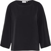 comma - female - Vloeiende blouse met wijde mouwen