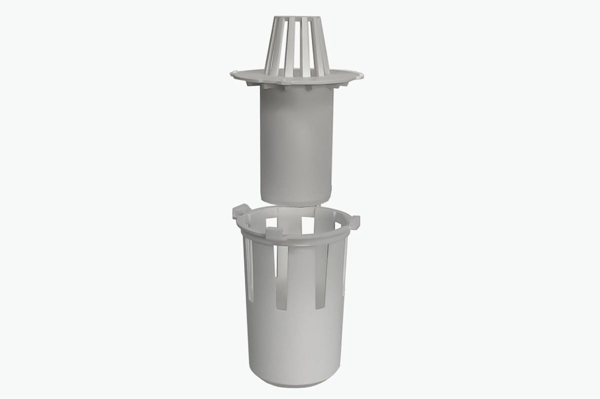 ACO Accessoires Euroline 100/60 - ACO Self Geruchsverschluss, 2-teilig, Wit, Sifon - ShopVlot
