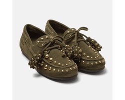 Lazamani - Stella - Dames - Mocassins - Groen
