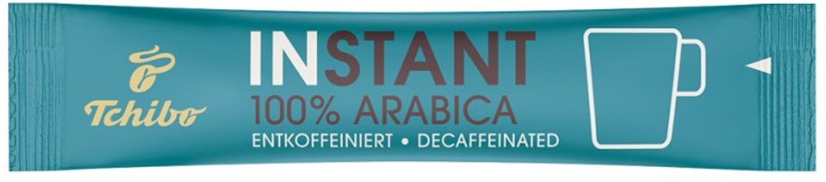 Tchibo oploskoffie Café Decaf, cafeïnevrij, 500 sticks à 1,8 g