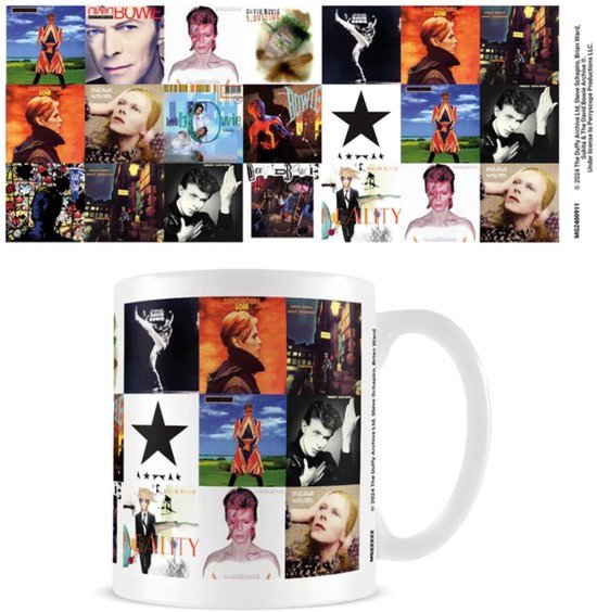 David Bowie Albums Collage - Mok