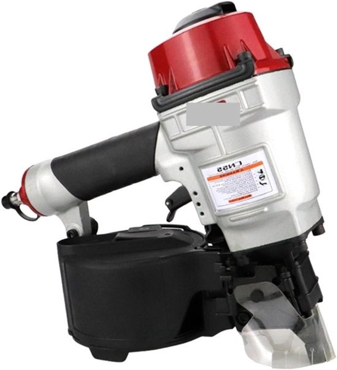 Luchtspijkermachine - Pneumatische tacker - Houtbewerking - Meubels - Verstelbare lengte - Heavy duty - Zilver