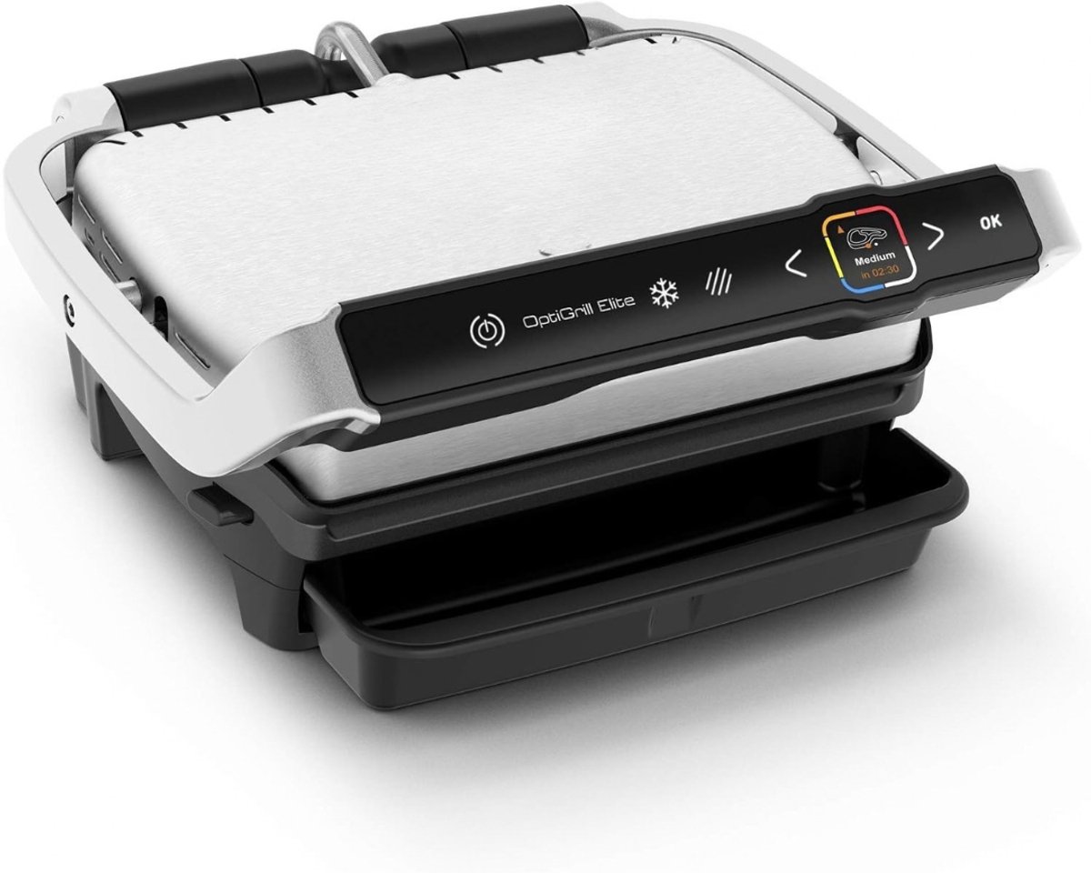Levo® Contactgrill met uitneembare platen - Contactgrill - Multi grill - Zwart - 36cm x 36cm x 18cm