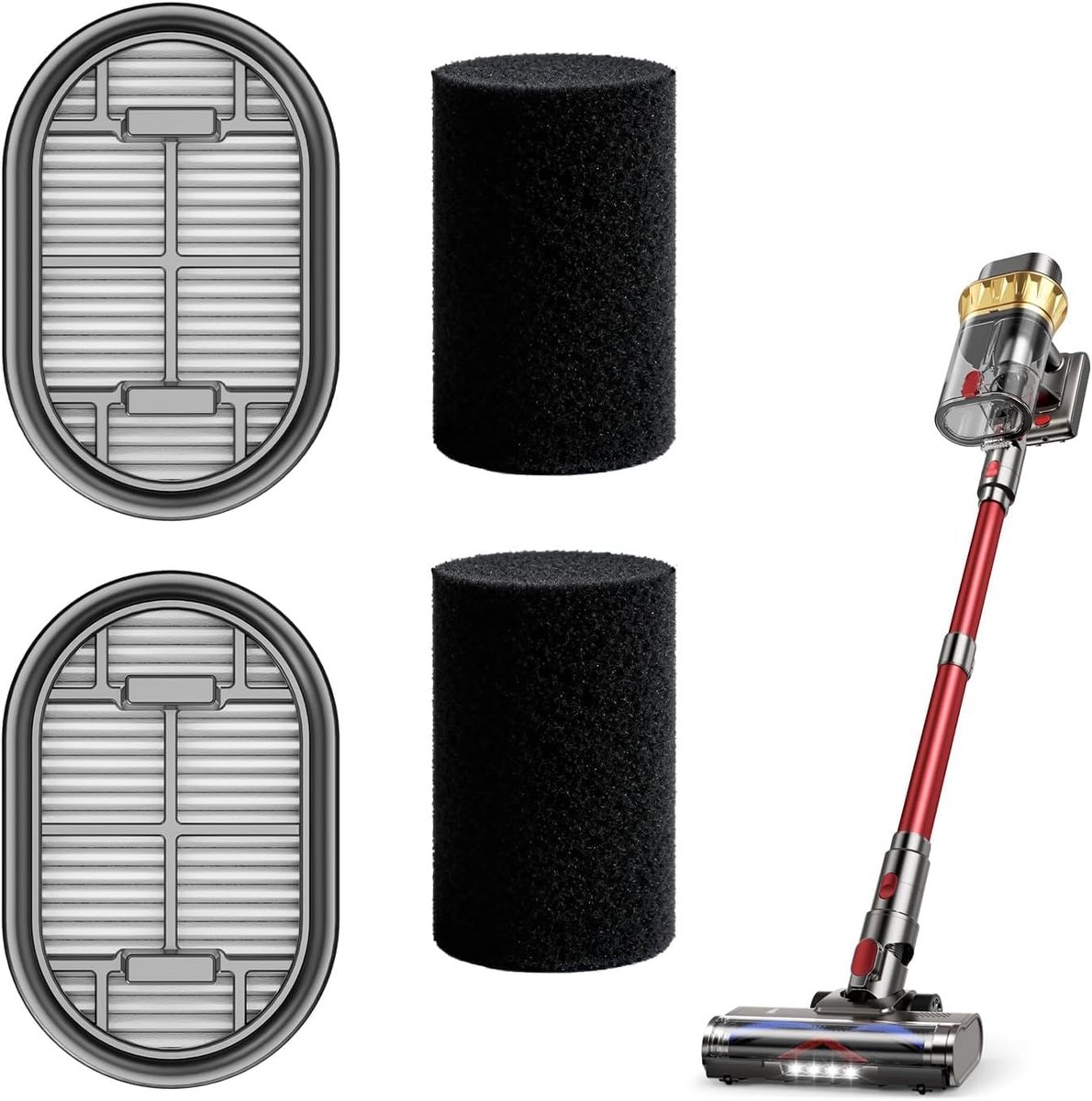 Afneembaar HEPA-filter voor Fame Z stofzuiger, 4 stuks - ShopVlot