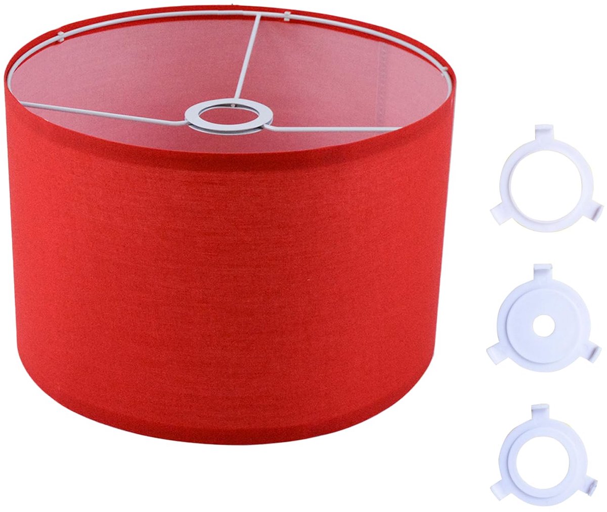 Stoffen lampenkap, lampenkappen met converter voor E27, E26, E14, 11mm - ShopVlot