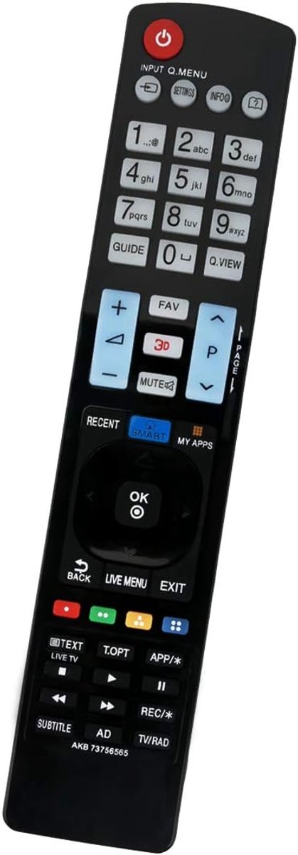 ALLIMITY AKB73756565 AKB74115502 remote control Replacement for LG 3D TV 47LB650 39LB650 50LB650 55LB650 32LB650 - ShopVlot