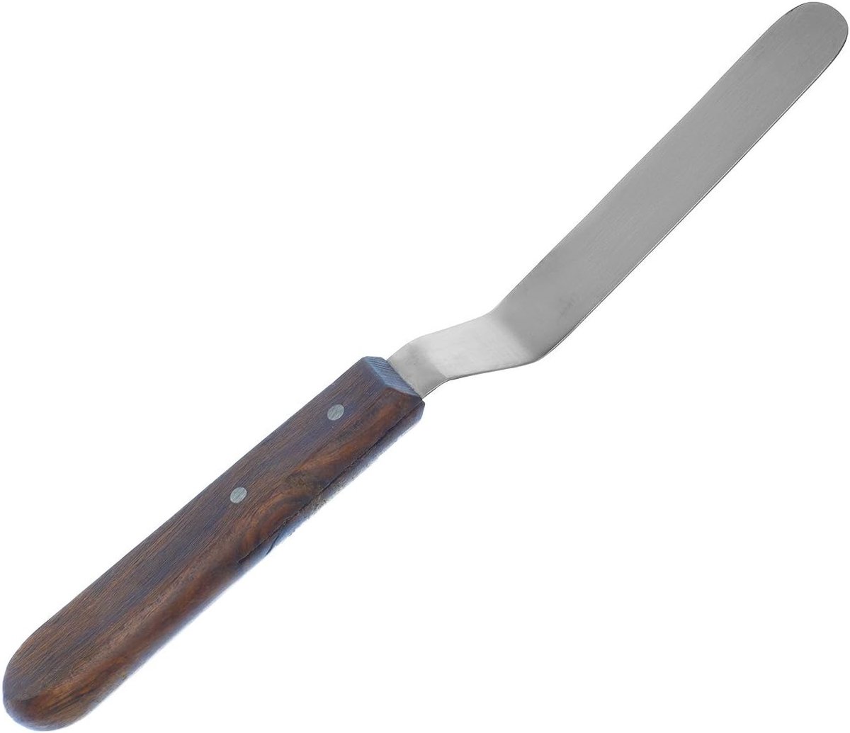 May - Corner palette – ironing appet – ironing knife made of stainless steel – with wooden handle – total length: 24 cm - ShopVlot