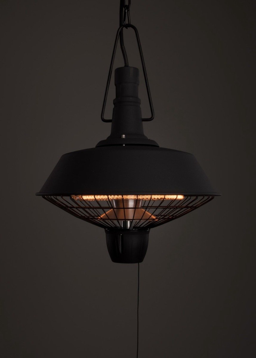 Sunred Indus Bright 2100 W - Hanging Patio Heater - Black