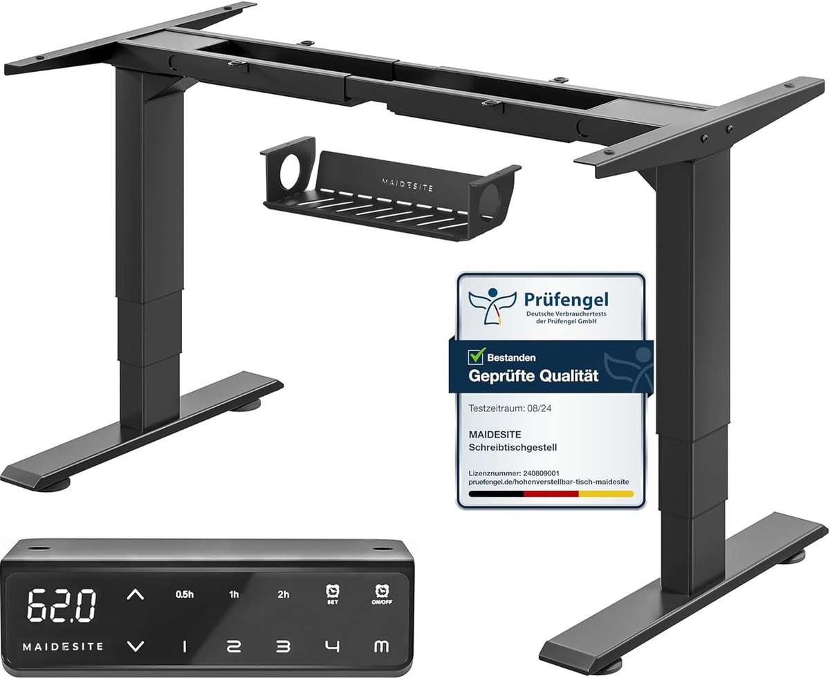 Elektrisch Bureau 60D x 125B x 180H Centimeter van Industrohome