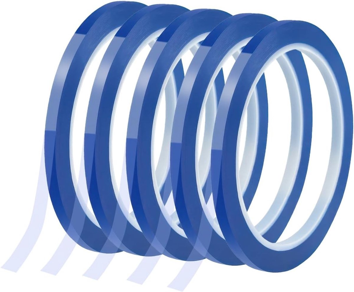 Warmtebestendige tape - 5 rollen, 10mm x 33m, perfect voor knutselen, isolatie en reparaties