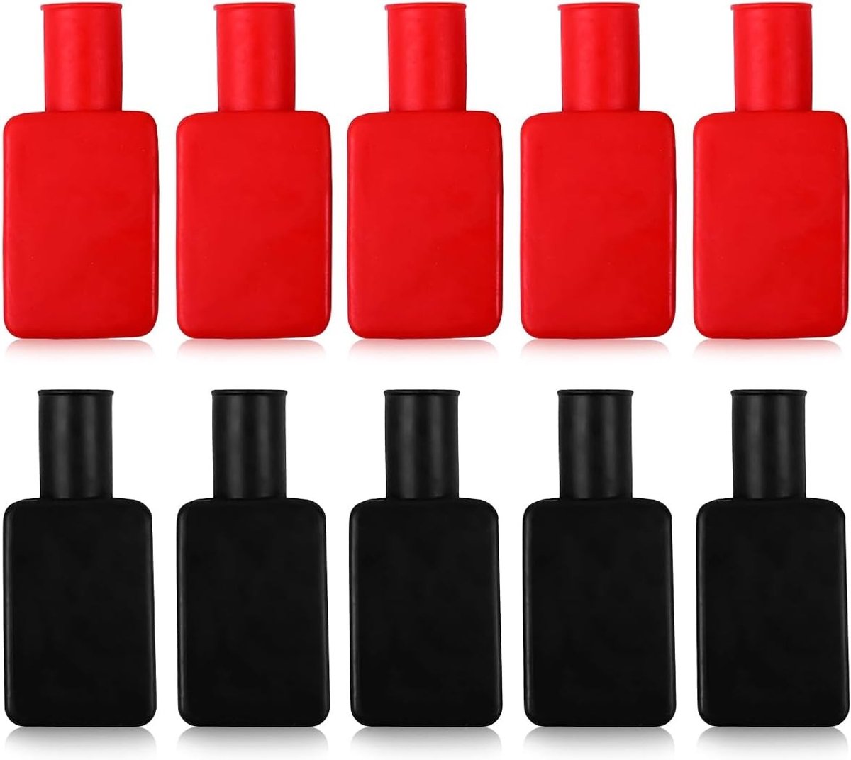 Rubberen Beschermkappen voor Accuklemmen - 10 Stuks voor Positieve en Negatieve Polen, Accuaccessoires, Duurzame Beveiliging