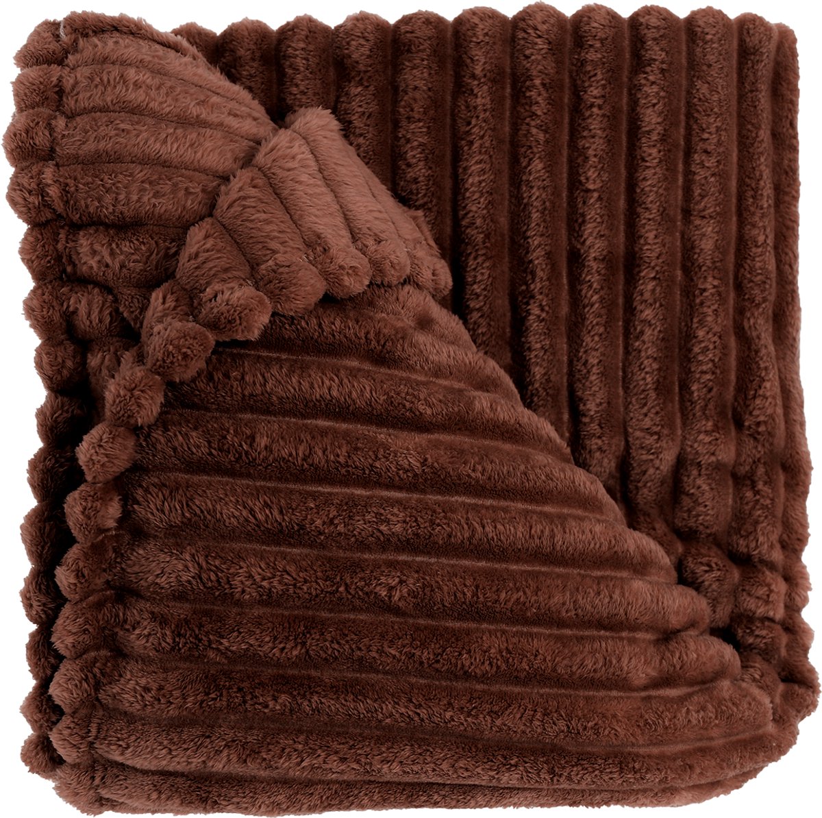 Unique Living Plaid Lex 150x200cm - Rocky Brown Bruin